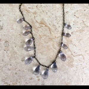Ann Loft Long Chunky Teardrop Necklace